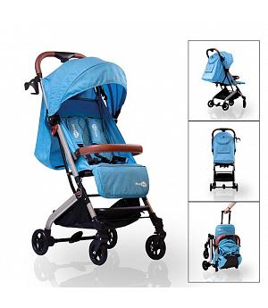 CARRITO PLEGABLE DE PASEO DE BEBÉ ATABABY PARIS, BLUE - ATPARIBLUE